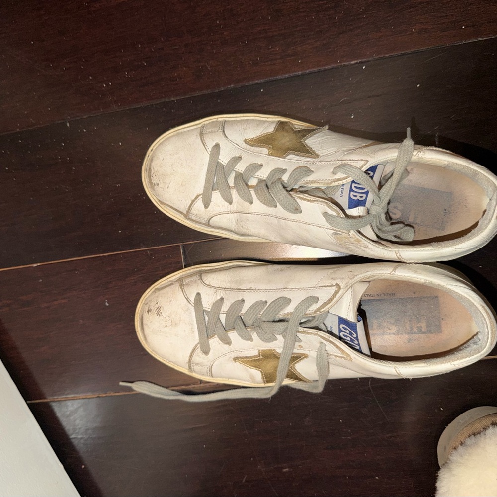 Golden Goose White platform sneaker